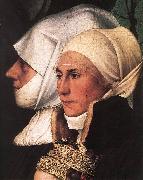 HOLBEIN, Hans the Younger Darmstadt Madonna (detail) sg oil painting
